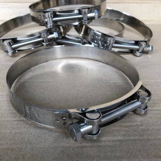 เหล็กรัดท่อ เข็มขัดรัดท่อ สแตนเลสทั้งตัว URO-FLEX SS-304