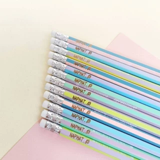 [[ส่งด่วน1-2วัน]] ดินสอไม้ HB ริบบิ้น สลักชื่อ ดินสอไม้มาสเตอร์ อาร์ต (1 กล่อง 12 แท่ง /สลักได้ 1 ชื่อ)ดินสอแกะสลักชื่อ