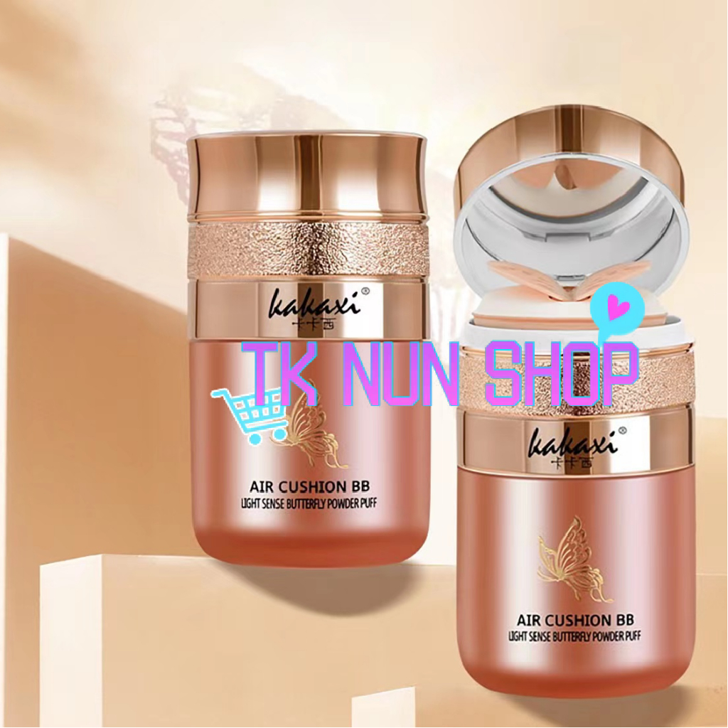 พร้อมส่ง คุชชั่นผีเสื้อ​ Kakaxi air cushion BB คุชชั่นกันน้ำ ไม่เป็นคราบ คุมมันทั้งวัน เนื้อเนียน ราคาประหยัด