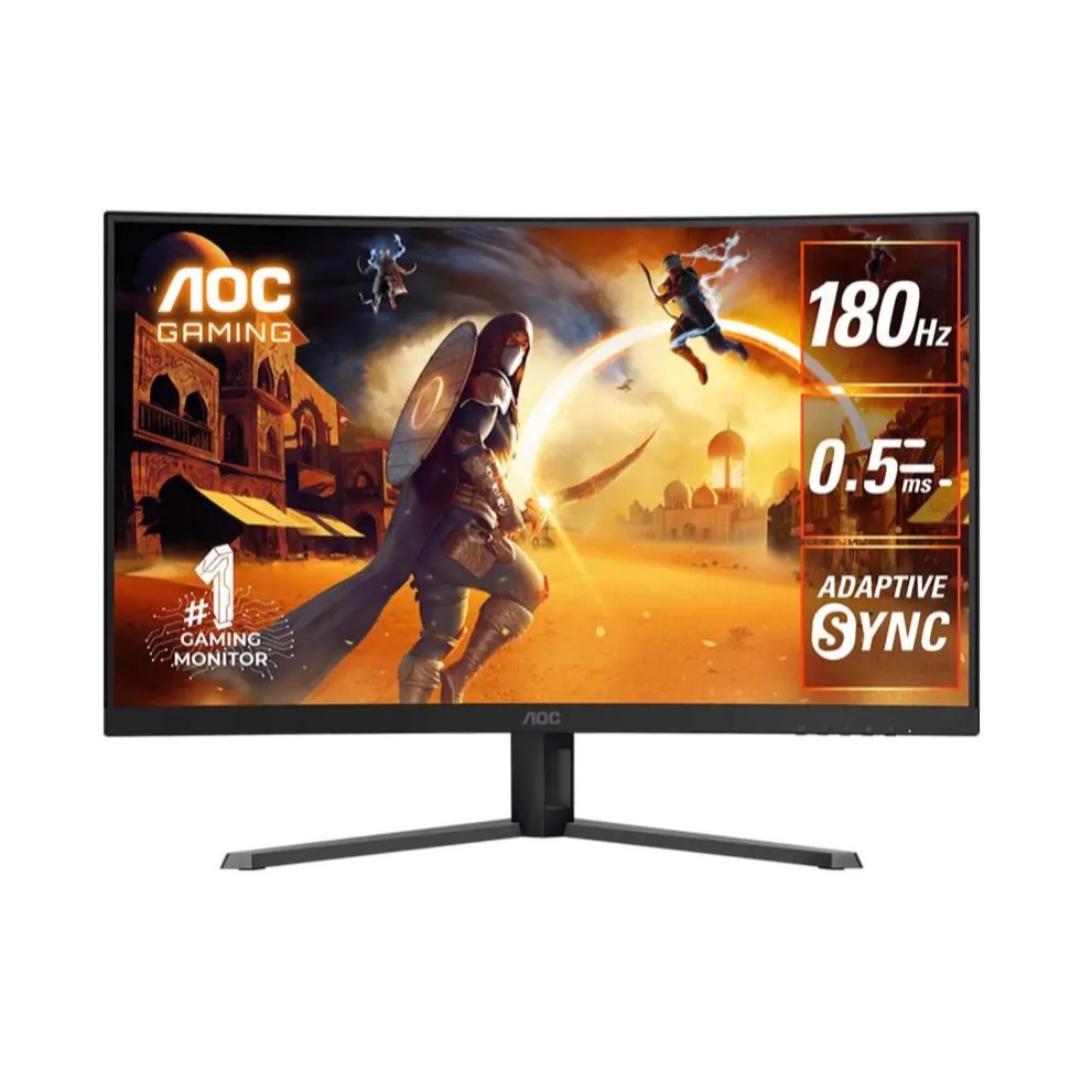 MONITOR (จอมอนิเตอร์) AOC CQ32G4E - 31.5" VA 2560×1440 180Hz Gaming Monitor