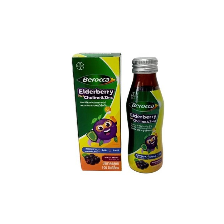 BEROCCA ELDERBERRY PLUS CHOLINE&ZINC 100 ML