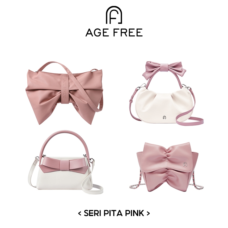 AGE FREE กระเป๋าซีรีย์โบว์ Shoulder Bags