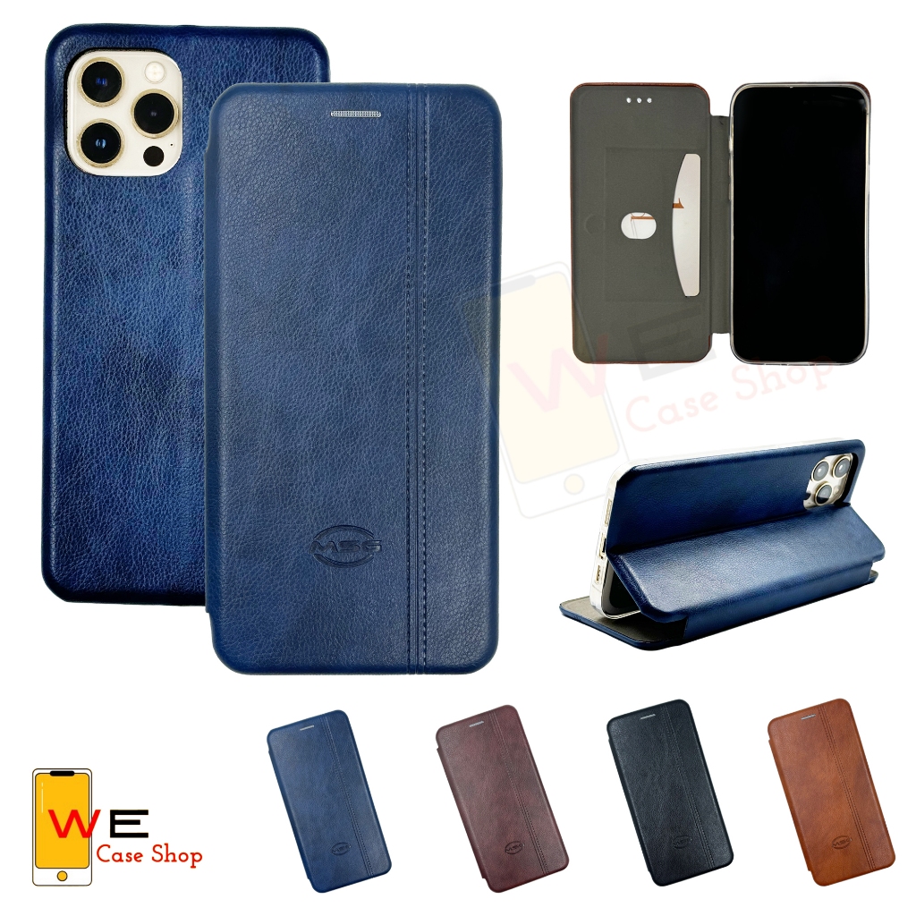 🐻 กระเป๋าฝาพับ MSG สำหรับรุ่น Samsung A15 A25 A35 A55 A24 A12 A14 A34 A54 A05 A05s รุ่นใหม่ แม่เหล็กในตัว ใส่บัตรได้ 🐻