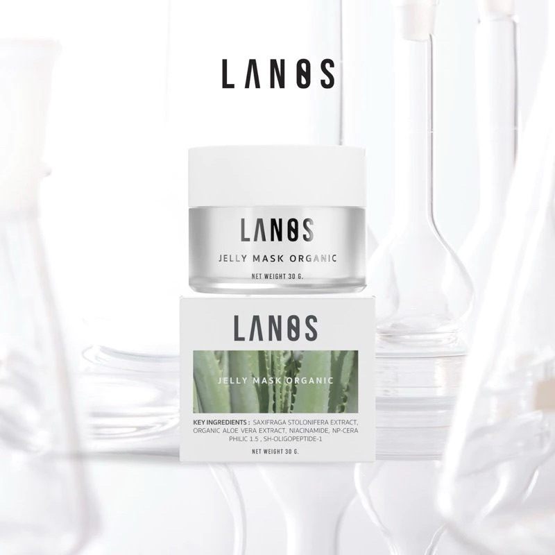 เจลลี่มาส์กอัพ Jelly Mask หน้าใส ลดสิว แบรนด์Lanos