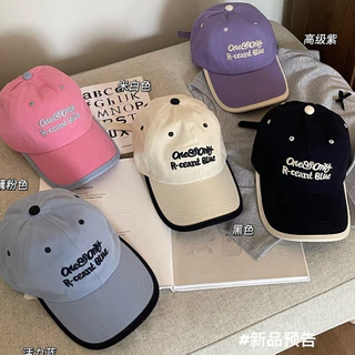 หมวกเบสบอล คุณภาพสู สไตล์เกาหลี ปักR-Ceant Blue