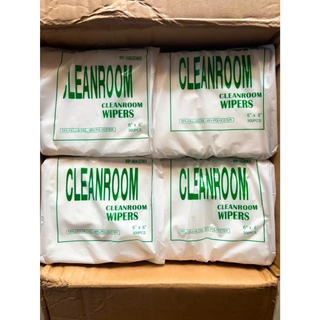 (พร้อมส่ง!) ผ้าอเนกประสงค์ ไร้ฝุ่น ผ้าเช็ดหัวพิมพ์ ไม่ทอ ทำความสะอาดในห้องคลีนรูม Cleanroom Wiper ขนาด 4x4 , 9x9 นิ้ว