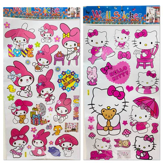 สติ๊กเกอร์กันน้ำแผ่นใหญ่ลายการ์ตูน ขนาด33x60cm（ร้าน🇹🇭พร้อมส่ง)