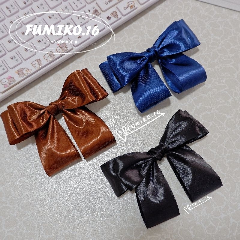 โบว์ติดผมนักเรียน โบว์แฟชั่นน่ารัก งานแฮนด์เมด