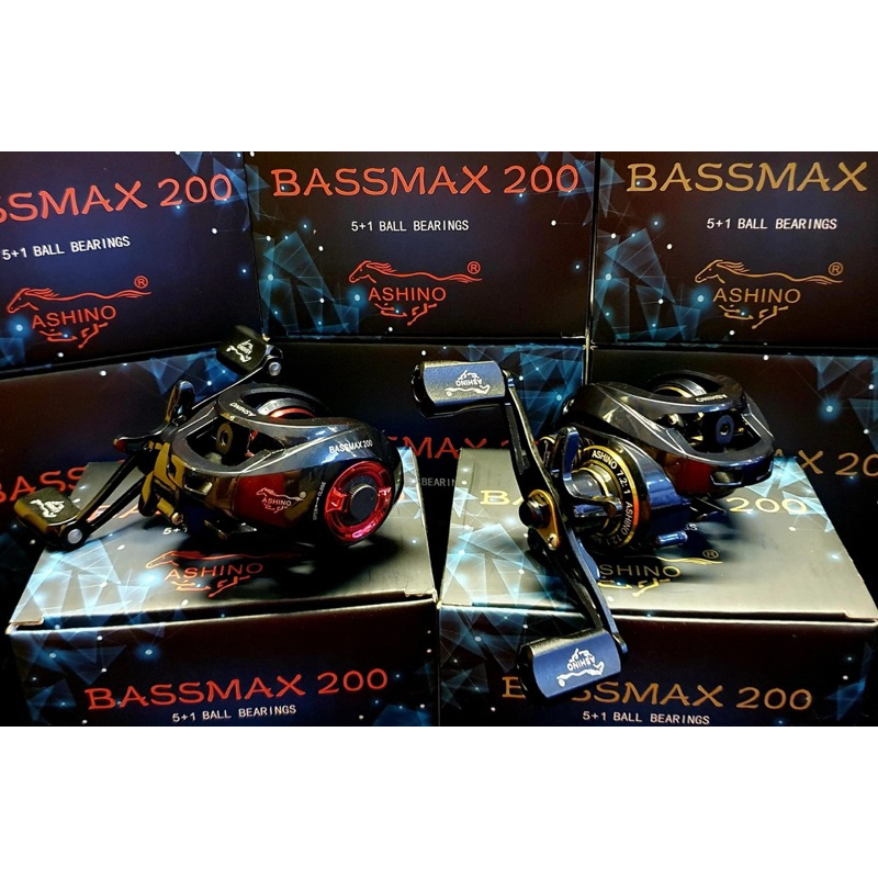 ASHINO BASSMAX 200/201 รอกเบท รอกหยดน้ำ สินค้าขายดีครับ
