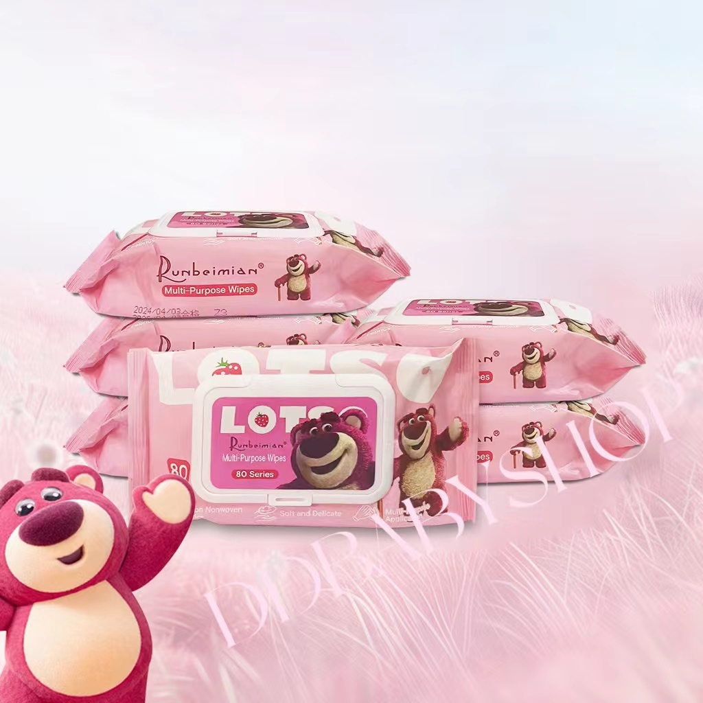 ทิชชู่เปียก กระดาษทิชชู่เปียก Baby Wipes ทำความสะอาด 1 ห่อ กระดาษทิชชู่เปียก