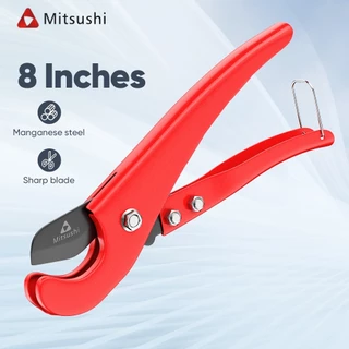 Mitsushi Pipe Cutter กรรไกรตัดท่อ PVC คีมตัดท่อ 32/42mm กรรไกรตัดท่อพีวีซี 8/9 นิ้ว ปลายด้ามจับมีตัวล็อค