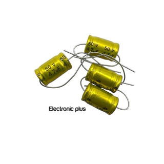 แพ็คละ4ตัว 3.3uF 50V, 2.2uf 50v,4.7/50v ,16uf 50v C ลำโพง คาปาลำโพงเสียงแหลม ตัวป้องกันลำโพงเสียงแหลม CAPACITOR