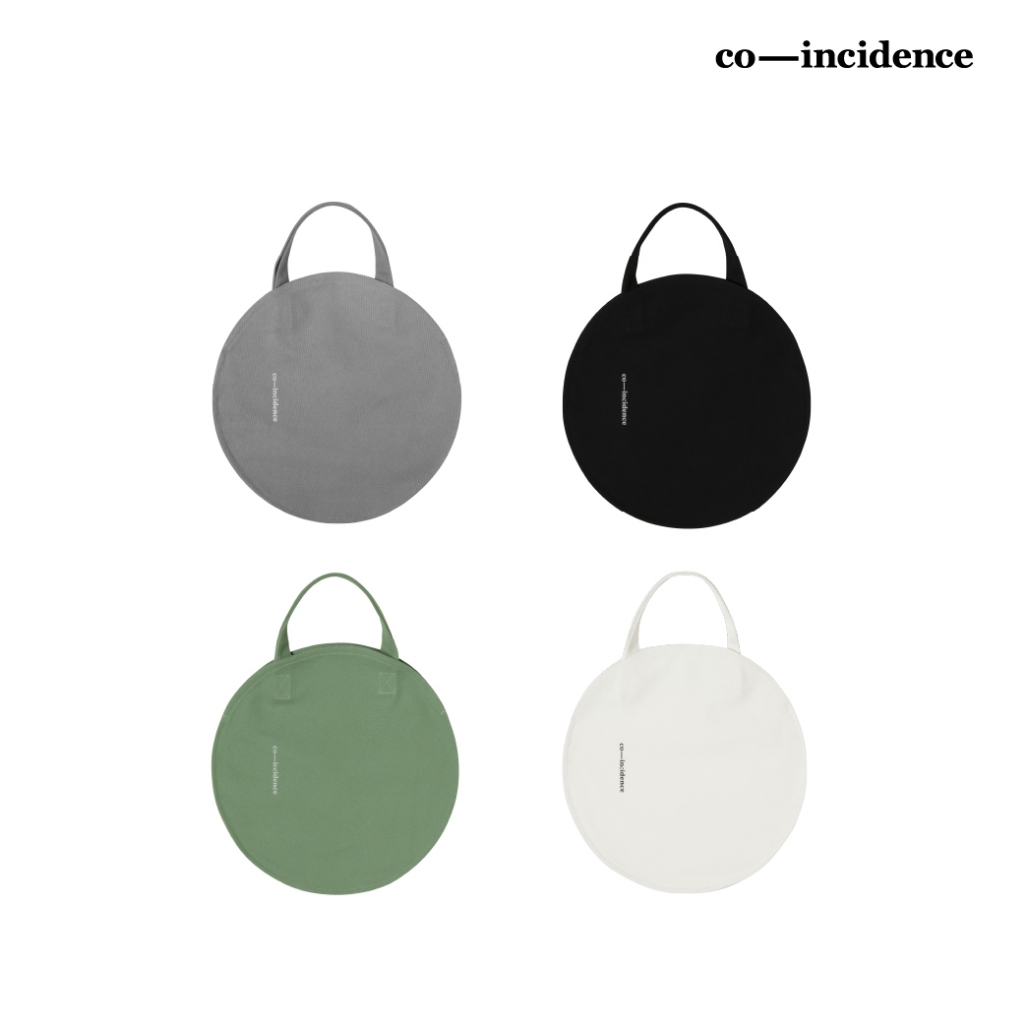 EVERYDAY & FRIENDS | co Circle Tote Small (co-incidence) | กระเป๋าผ้าแคนวาสทรงกลม แฟชั่น ใส่สื่งของ แต่งตัว ของขวัญ