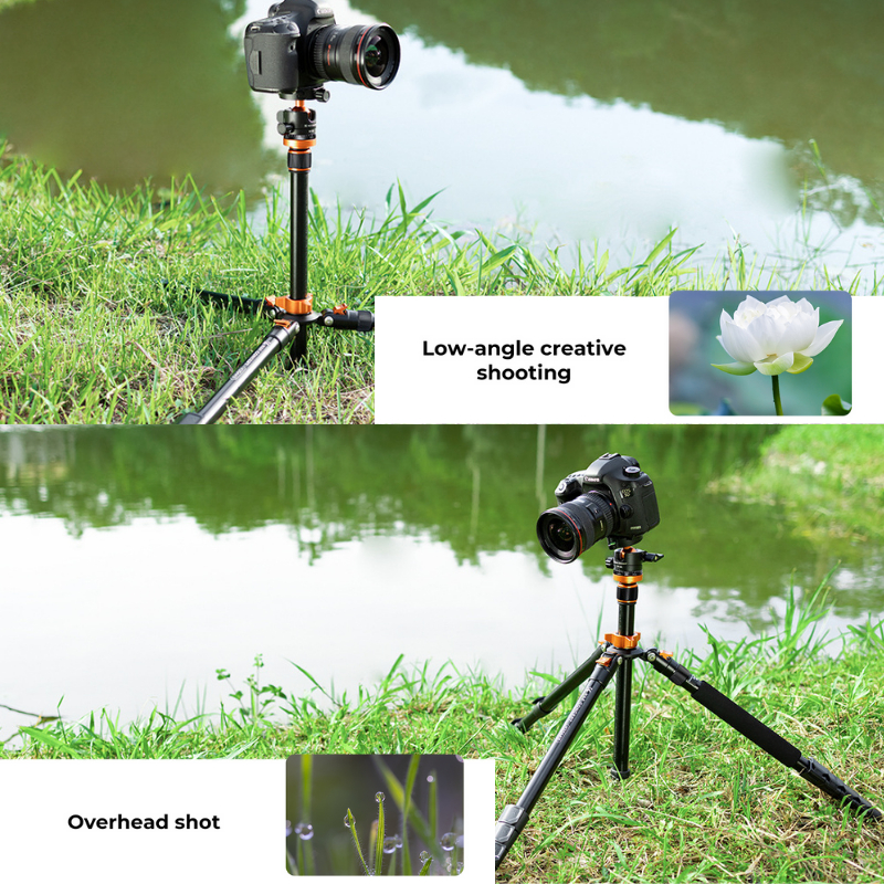 ขาตั้งกล้อง K&F K255A7+BH-32L K-Series Monopod 2.33m (KF09.145)