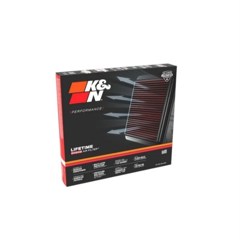 K&N กรองอากาศ High Flow Original Lifetime Engine Air Filter nissan teana J32 2.0L ปี 2009-2013 teana