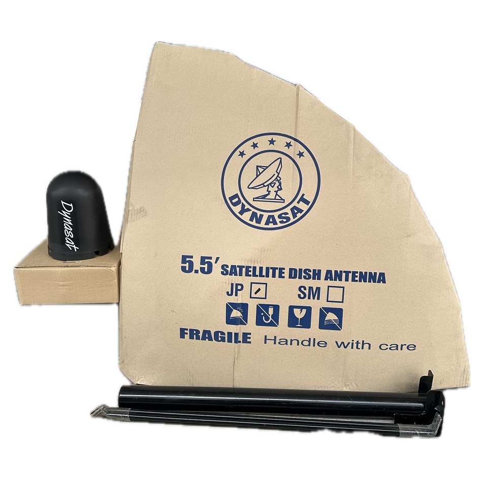 Dynasat หน้าจานดาวเทียม จาน C-BAND 1.65 m 5.5 ฟุต  + หัว LNB M1 ดูทีวีได้มากกว่า 200 ช่อง ฝนตกดูได้ รับสัญญาณดีกว่า 1.5m - รูปที่ 4