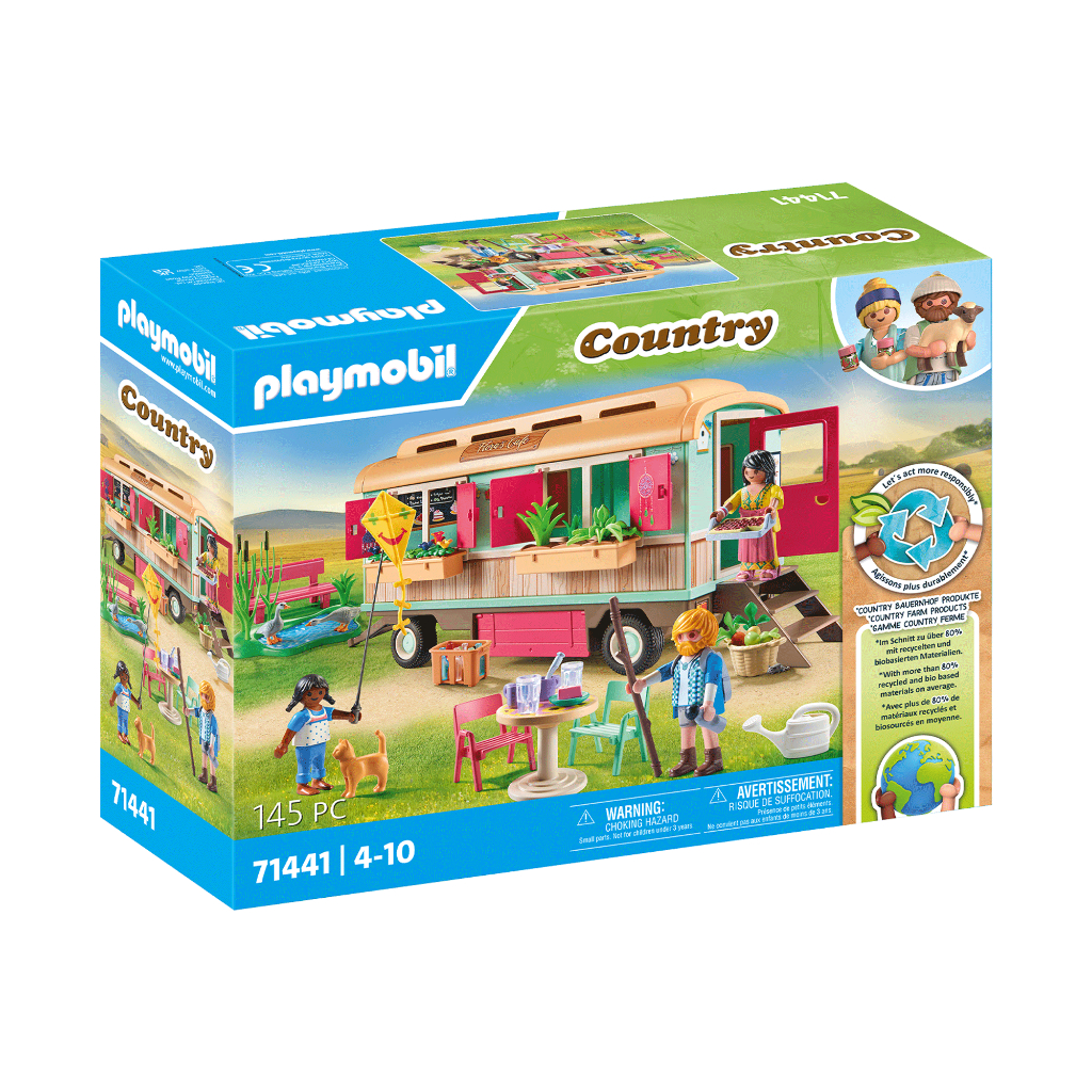 Playmobil 71441 Farm III Cosy Cafe with Vegetable Garden แอคชั่นฟิกเกอร์ ฟาร์ม3 คาเฟ่สุดอบอุ่นพร้อมสวนผัก