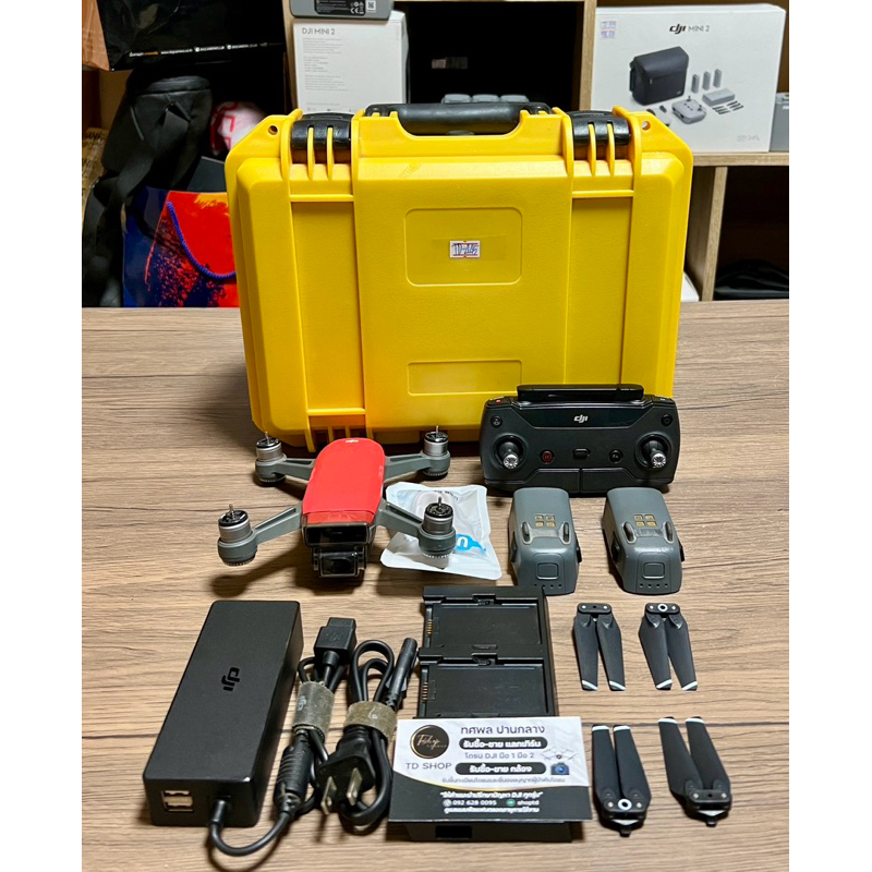 dji spark Combo สภาพสวยอุปกรณ์ครบพร้อมใช้งาน สอบถามขอรูปเพิ่มได้ รหัส TD-445