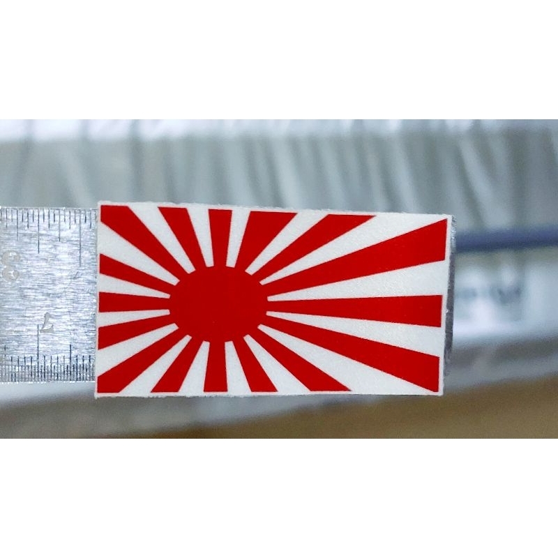 ธงชาติญี่ปุ่น 3m สะท้อนแสง ยาว 6 cm. สวยทนเคลือบเงา