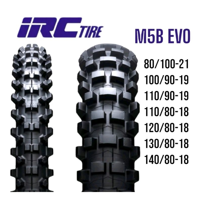 ยางวิบาก IRC M5B EVO ขอบ 21/18 (ยางใหม่ปีล่าสุด)