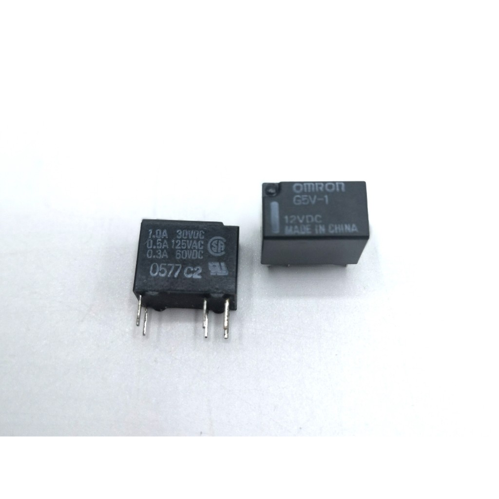 รีเลย์ รุ่น G5V-1-12VDC 6P, G5V-2-12VDC 8P,G5V-24VDC 8P,G5V-2-48VDC 8P,G5LE-1-5VDC 5P, G5LE-1-12VDC 