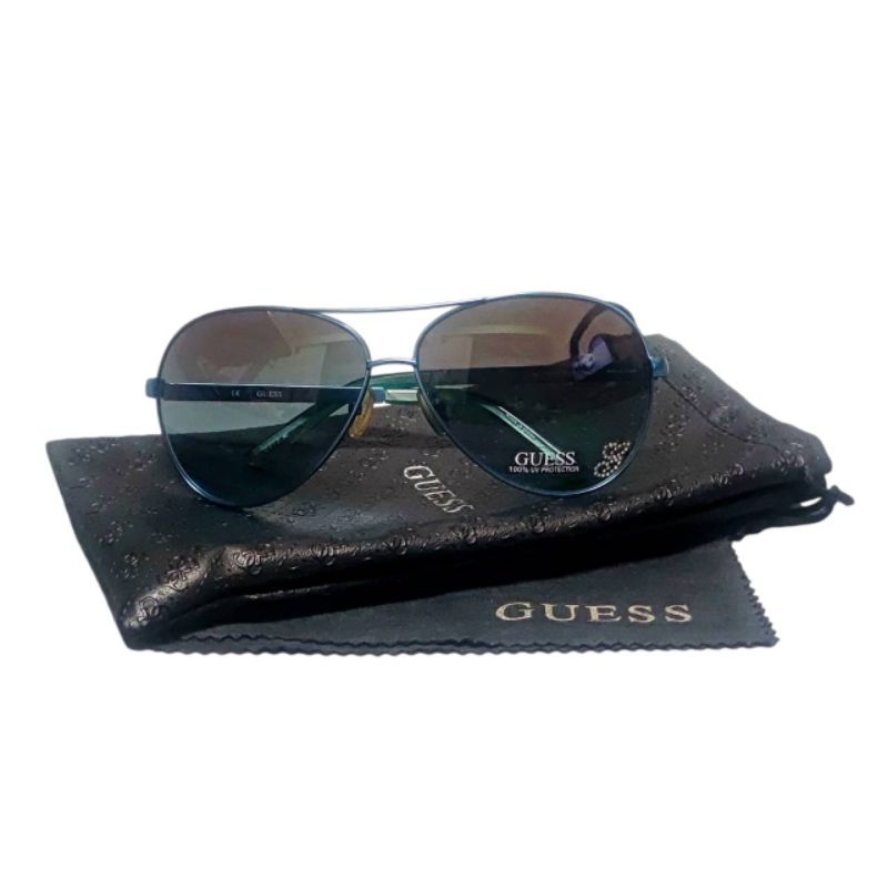 Guess Aviator Sunglass UV100 Women แว่นตากันแดดผู้หญิง