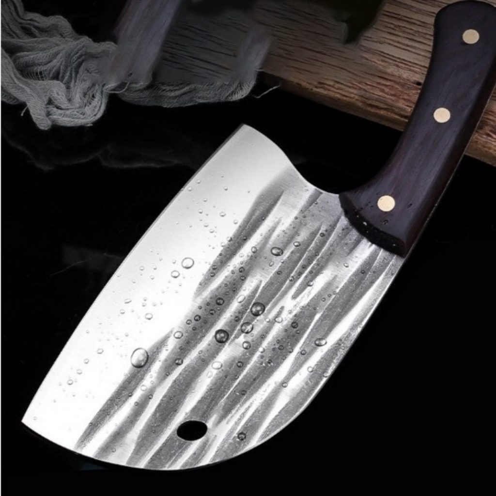 มีดหั่นหมู มีดทำครัวมีดแล่ รุ่นบาง ถูก มีดปังตอสับกระดูก ชุดมีดปังตอ มีดสไตล์ญี่ปุ่น - รูปที่ 3