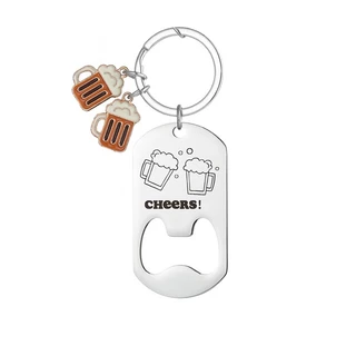[ส่งด่วน 2 ชม.] Kokoro Home ที่เปิดฝาสแตนเลส ห้อยกุญแจ MB149 ของชำร่วย เปิดขวดพกพา ที่เปิดขวด พวงกุญแจเท่ ที่เปิดขวด