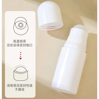 พร้อมส่ง ! 💥 ขวดลูกกลิ้งเปล่าสีขาวทึบ ขวดโรลออนเปล่า Roll on สามารถเติมได้เอง 👏 มีให้เลือก 2 ขนาด
