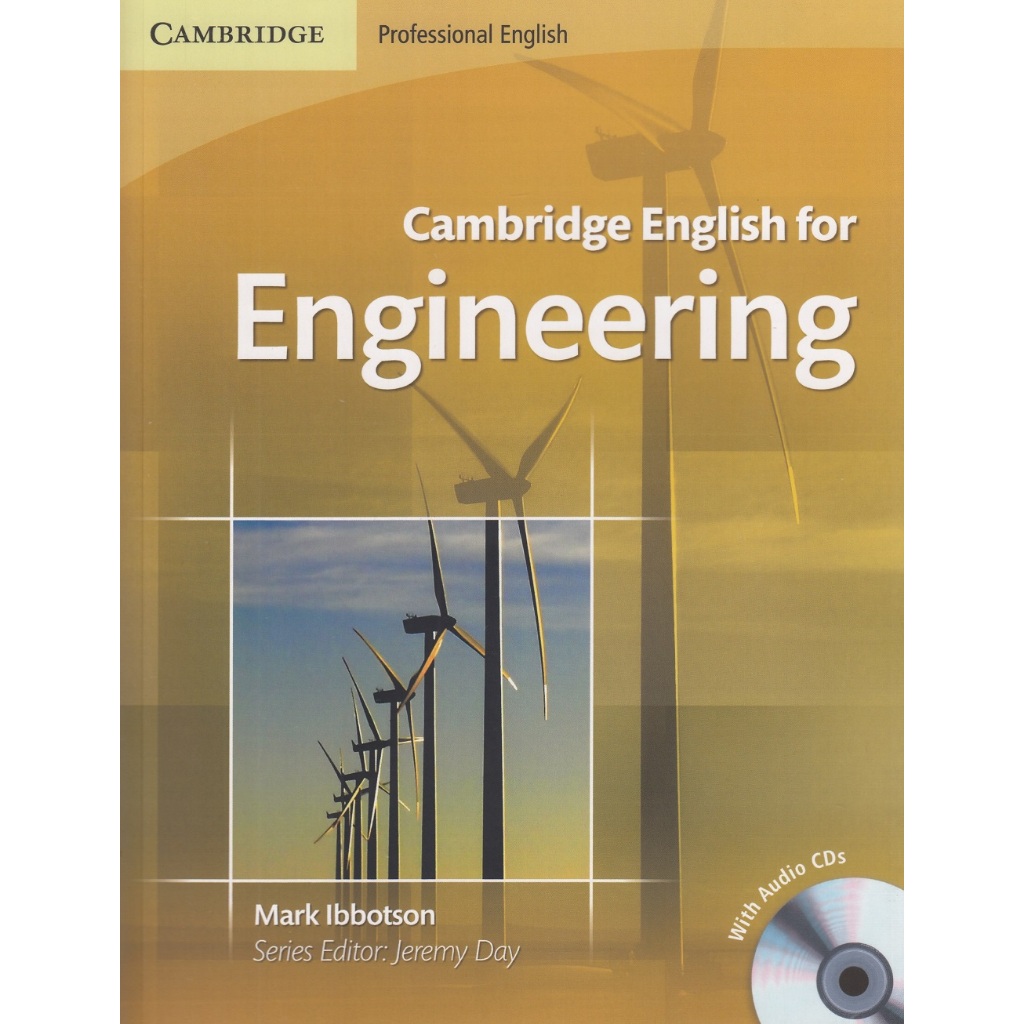 DKTODAY หนังสือ CAMBRIDGE ENGLISH FOR ENGINEERING:STUDENT’S BOOK WITH CD