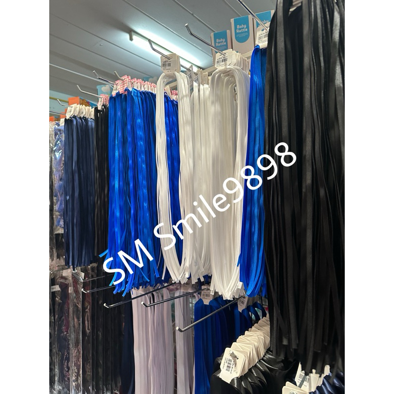 ริบบิ้นผูกผม โบว์เส้นมัดผม โบว์นักเรียน ยกโหล(12เส้น)