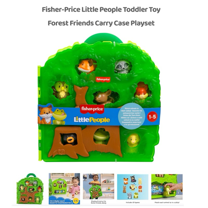 fisher price little people forest friend carry case playset