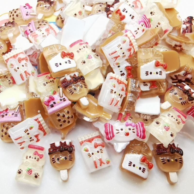 1ห่อมี20ชิ้น เรซิ่น การ์ตูน​ จิ๋ว​ๆ​ 0.5-1ซม​ ใช้ติดเล็บ​ ต่างหู​ ได้คะ - รูปที่ 4