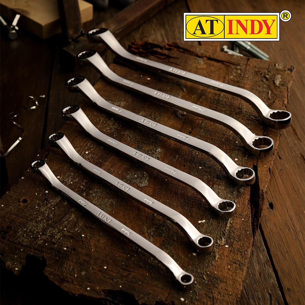 AT INDY Offset Ring Spanner ประแจแหวน 2 ข้าง FA01,FA02,FA03,FA04,FA05,FA06,FA07,FA08