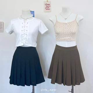 LITTLE KOREA - รุ่น Choose มีกระเป๋า 6 สี ยาว 16”-17” XS-XXL เอว 22” ถึง 33” กระโปรงเทนนิส มีซับใน