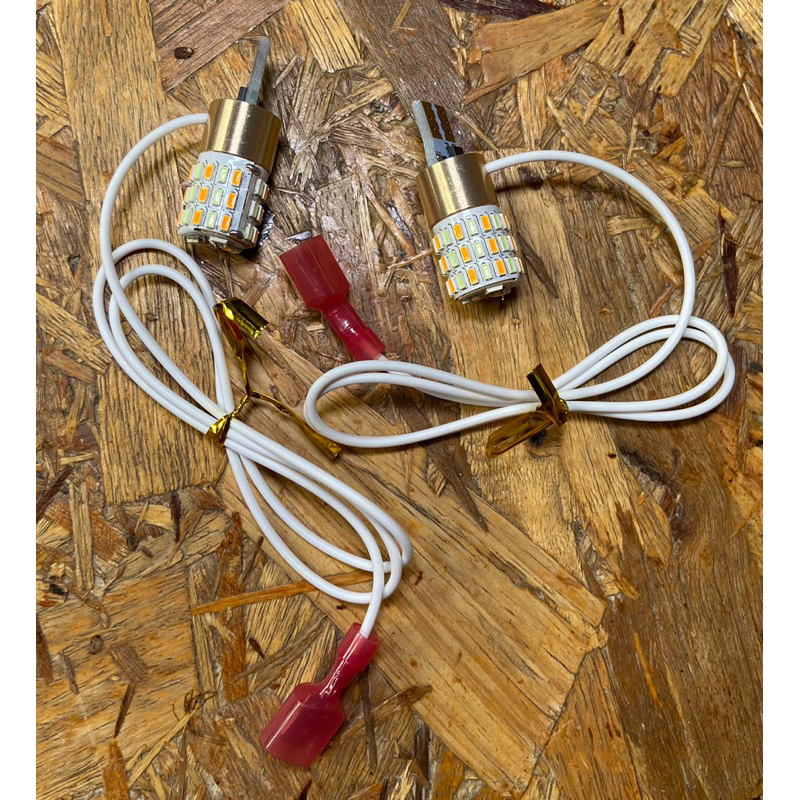 หลอดไฟLed หรี่เลี้ยว(หรี่สีไอซ์บูลเลี้ยวสีส้ม)12v T10