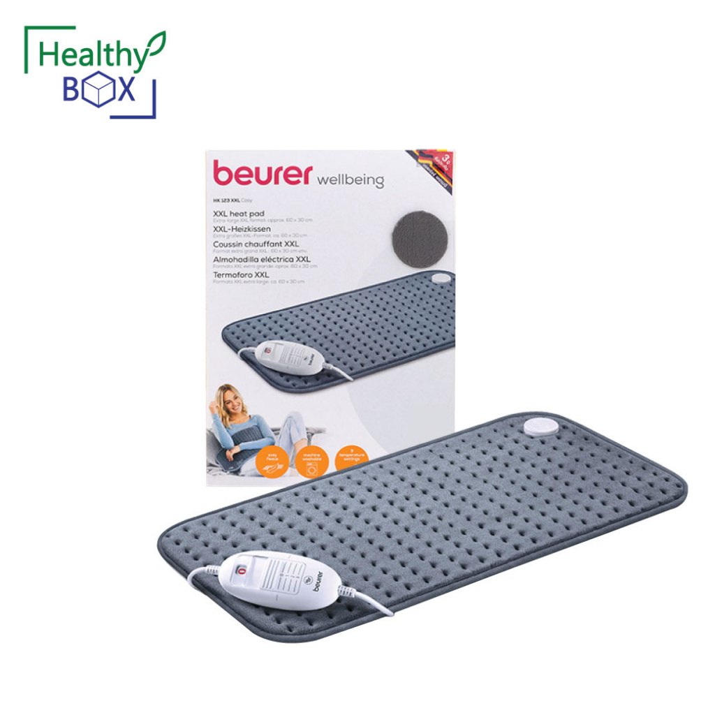 ราคาพิเศษ Beurer แผ่นให้ความอุ่นไฟฟ้า รุ่น HK123 XXL COSY GREY