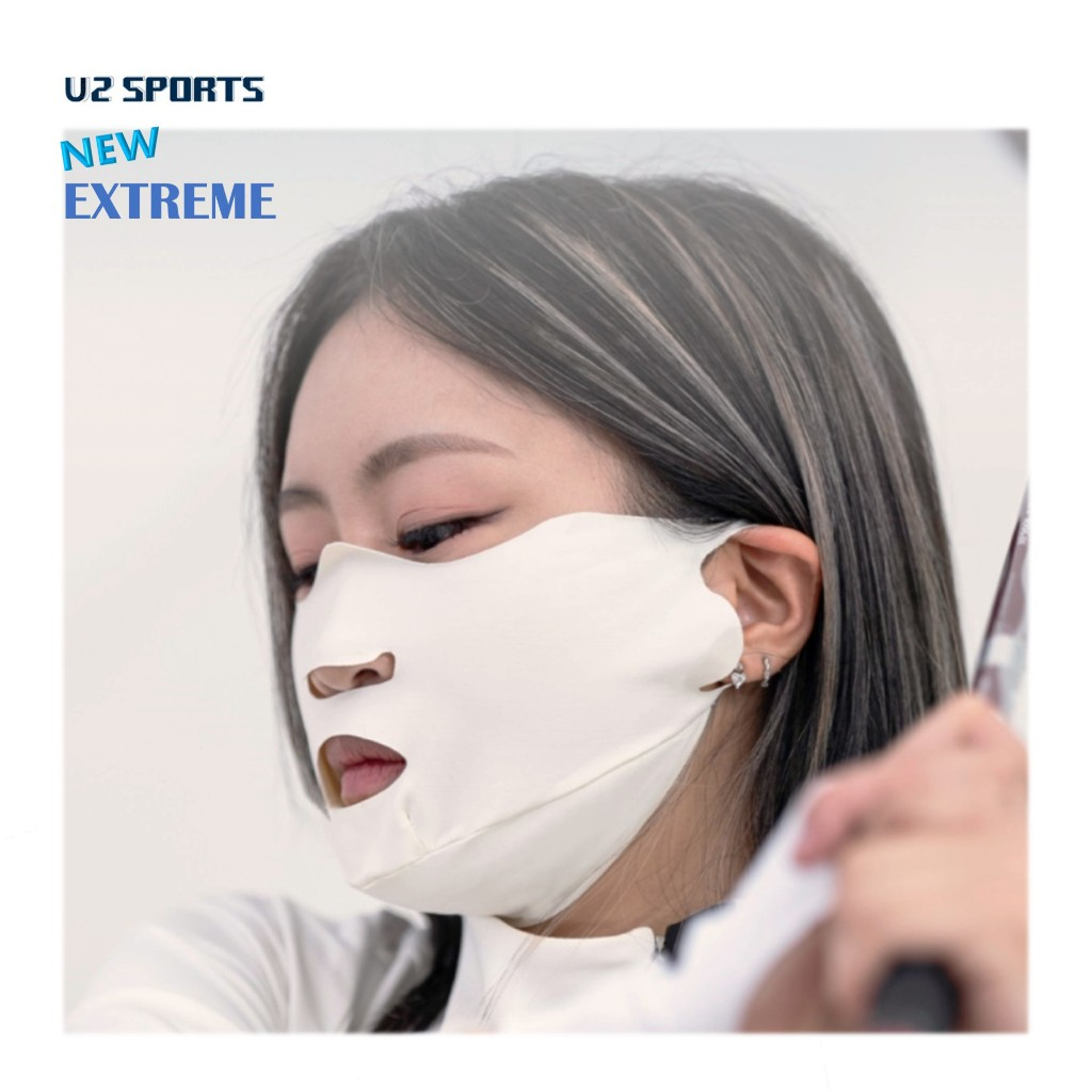 U2SPORTS New Extreme หน้ากากผ้ากันแดด แบบเปิดจมูกและปาก ปิดถึงโคนหู unisex