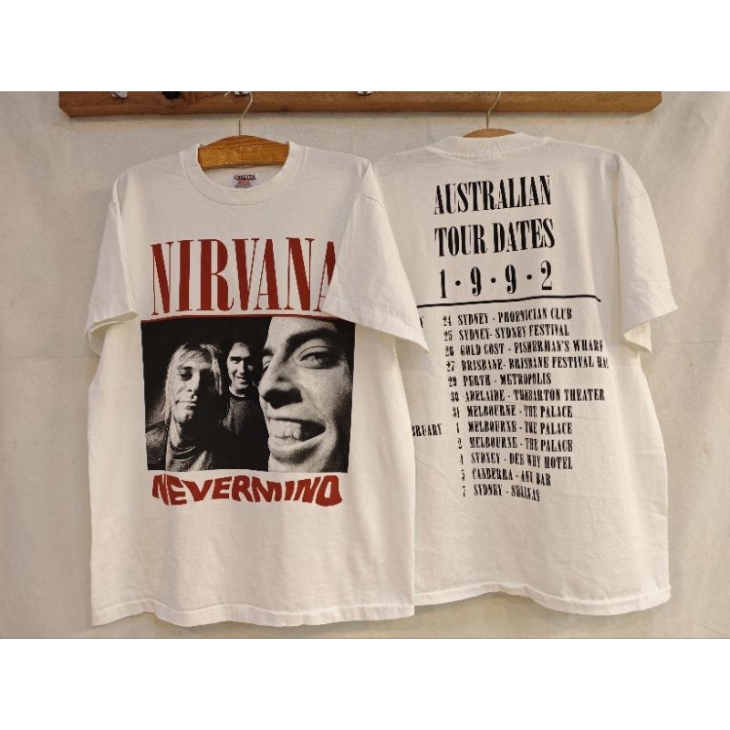 NIRVANA nevermind หน้าใหญ่ เสื้อวง เสื้อทัวร์