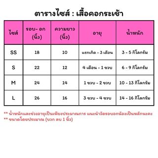 akka เสื้อคอกระเช้าเด็ก น่ารักๆ Cute!