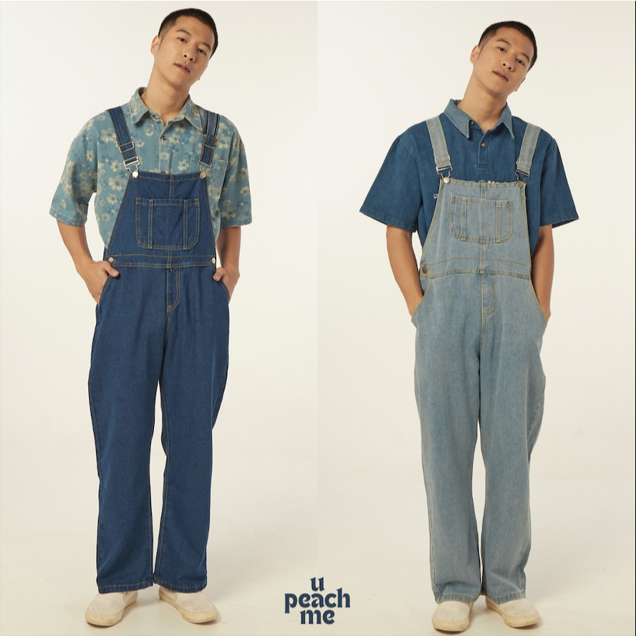 *มีส่งด่วน/ทันที* Urboyclub - BOBBY JUMPSUIT ชุดเอี๊ยมยีนส์ขายาวผู้ชาย จั๊มสูทยีนส์ผู้ชาย