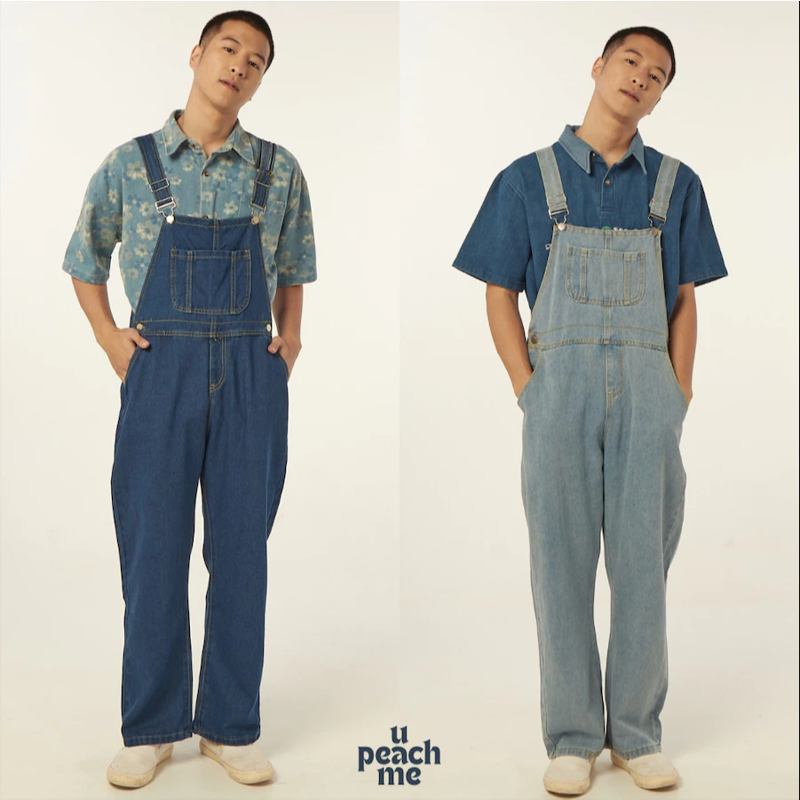 *มีส่งด่วน/ทันที* Urboyclub - BOBBY JUMPSUIT ชุดเอี๊ยมยีนส์ขายาวผู้ชาย จั๊มสูทยีนส์ผู้ชาย