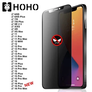 F🔥ฟิล์มกระจก ฟิล์มป้องกันการแอบมอง ใช้สำหรับ iPhone 17 Air 16e 11 12 13 14 15 17 Pro Max Mini 6 7 8 Plus+ SE X XR XS Max