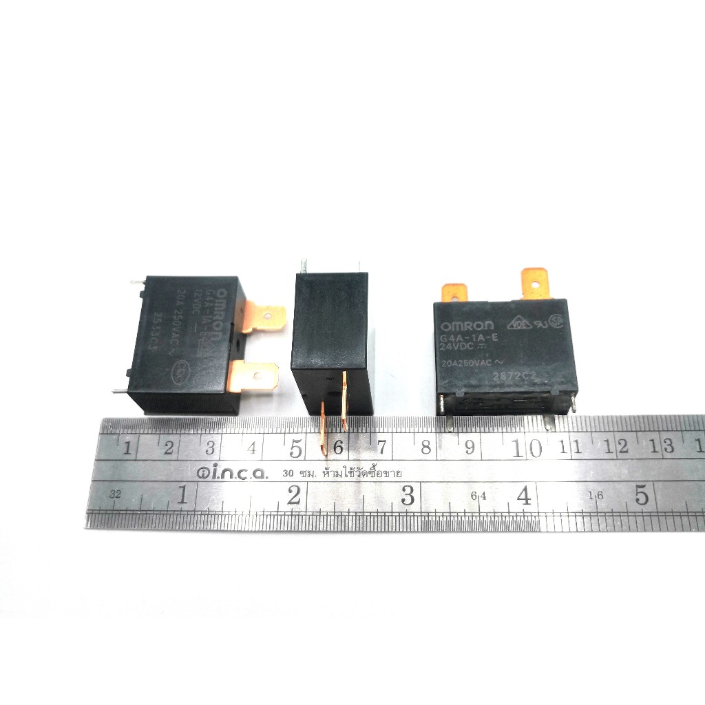 รีเลย์ (OMRON) G4A-1A-E-12VDC, G4A-1A-E-24VDC,G4A-1A-PF-12VDC,G8P-1A4-TP-24VDC, G7L-1A-TUB-220VAC, G
