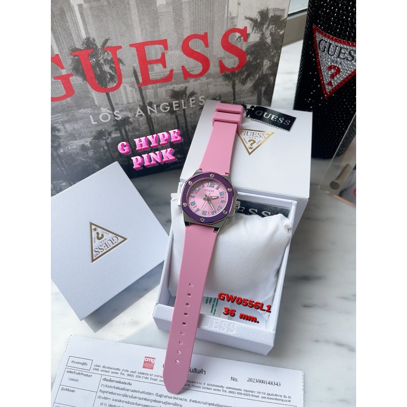 นาฬิกาผู้หญิง Guess GW0556L1 G HYPE PINK