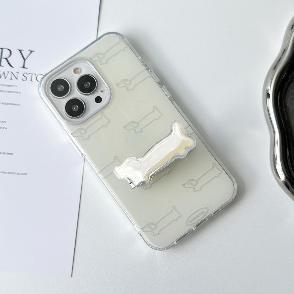 สินค้าพร้อมส่ง เคสมือถือ ลาย หมาเส้น+ไอริง TPU-S1362