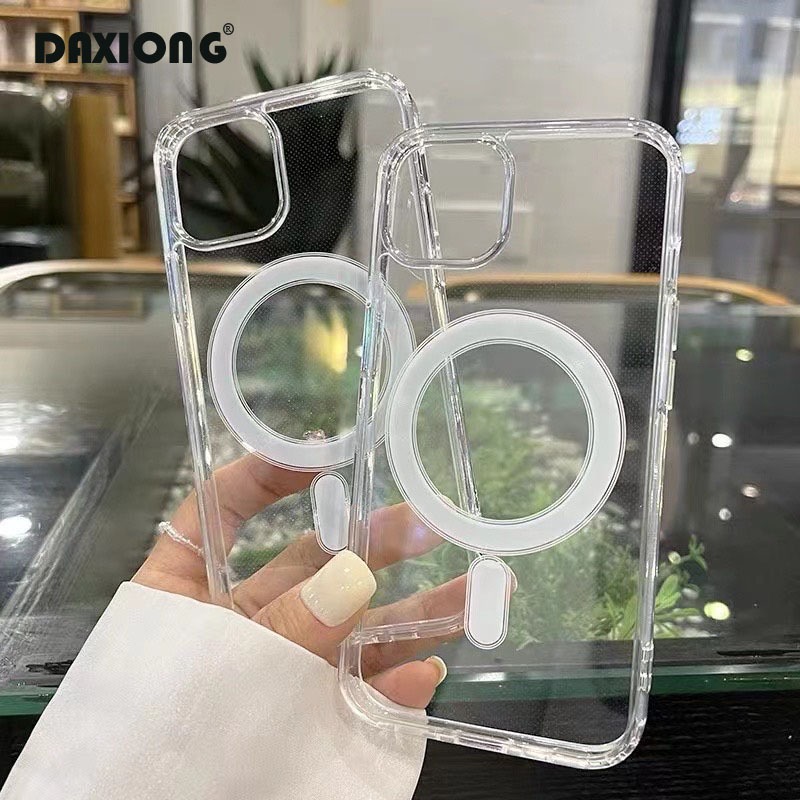 เคสแม่เหล็ก ใช้สำหรับ Phone 14 Plus 14 Pro Max 11 12 13 Pro Max 12 mini TPU Wireless charger Case เคสหนังกระเป๋าสตาง