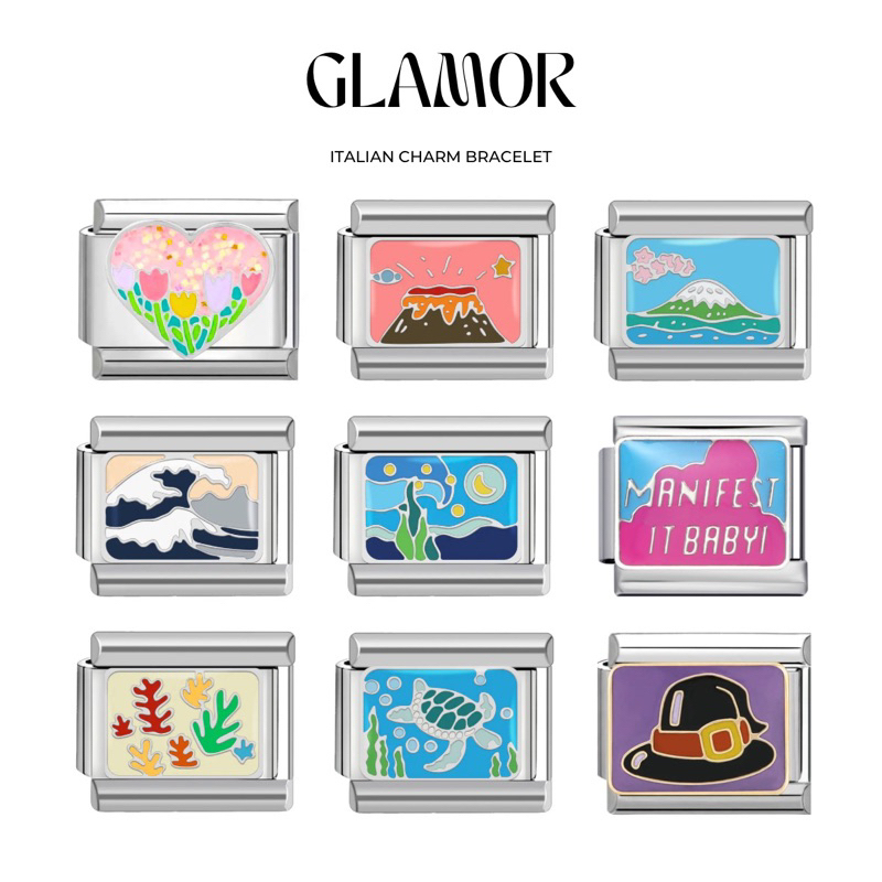 ชาร์ม กำไล Italian Charm Bracelet
