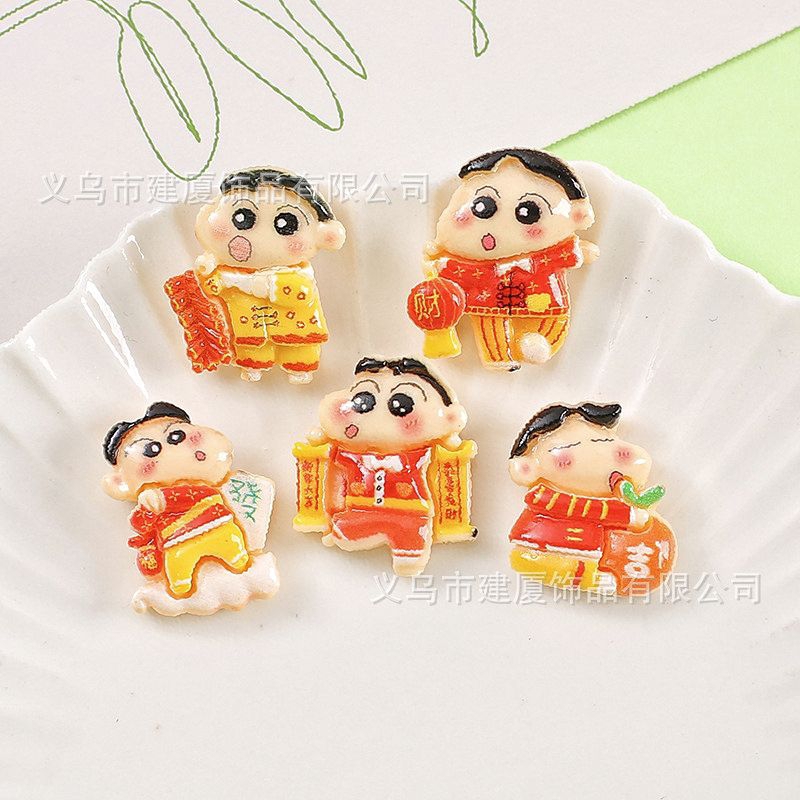 เรซิ่นdiy ชินจังตรุษจีน 5 แบบ (ราคาเฉพาะเรซิ่น)