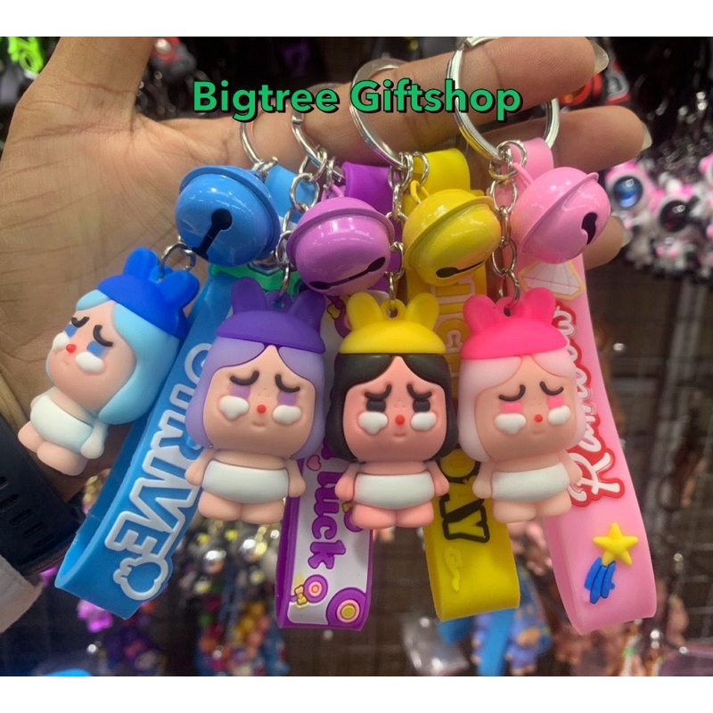 พวงกุญแจลายการ์ตูนน่ารักคละลาย1โหล12ชิ้น
